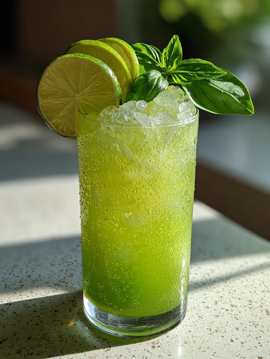 Basil Limeade Recipe - detail 2