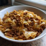 Beef cabbage stir fry
