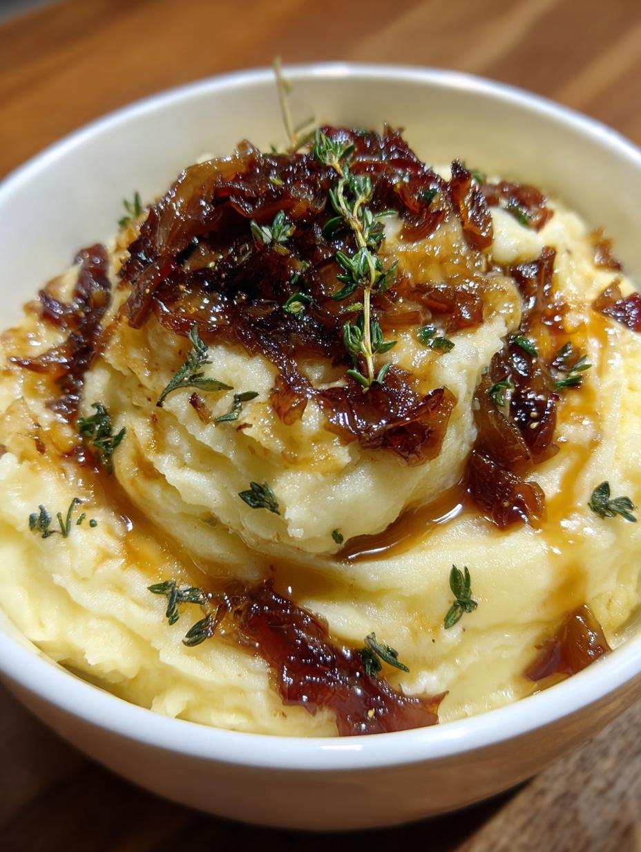 Caramelized Onion Mashed Potatoes - detail 2