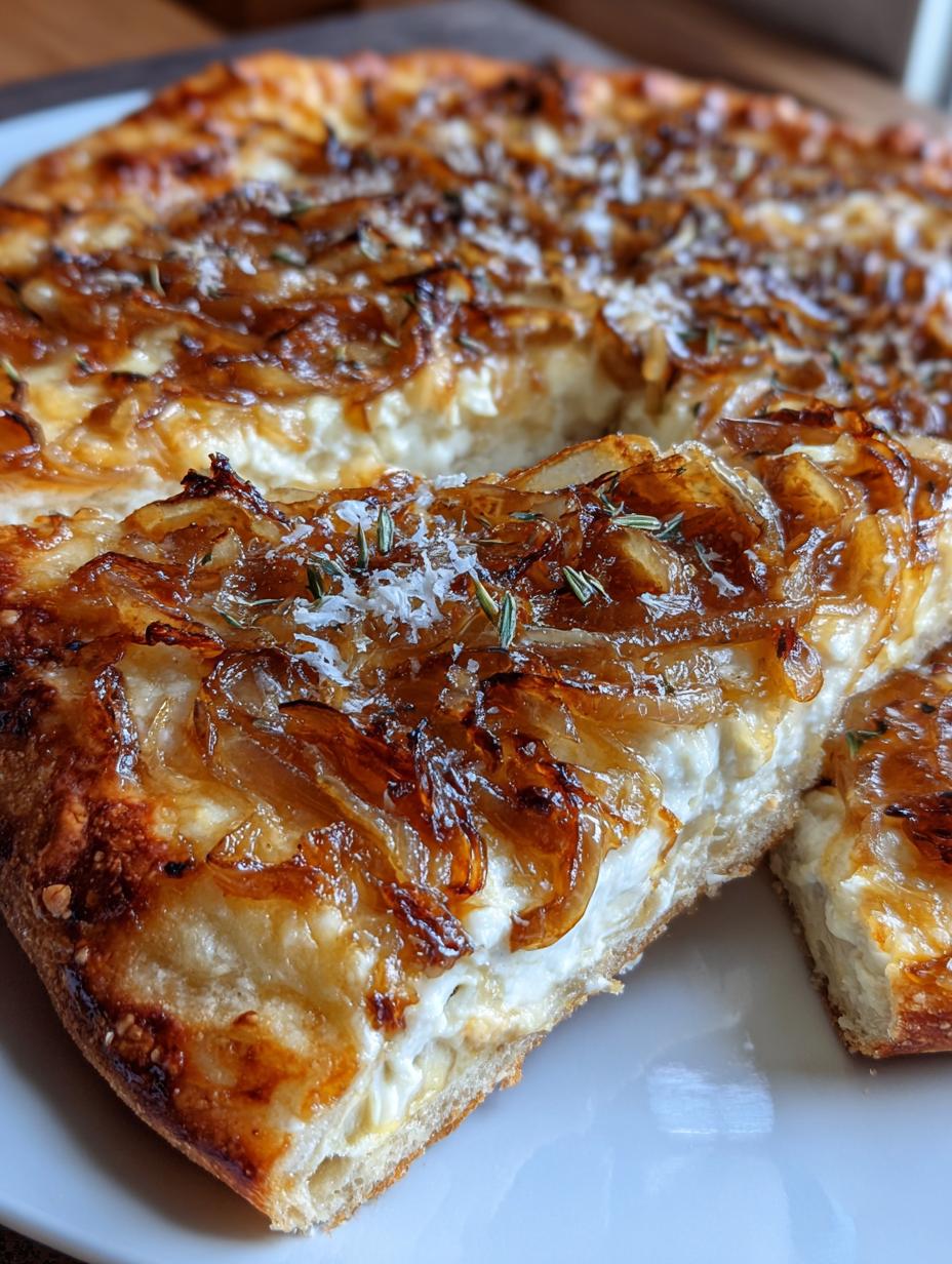 Caramelized Onion Pizza - detail 2