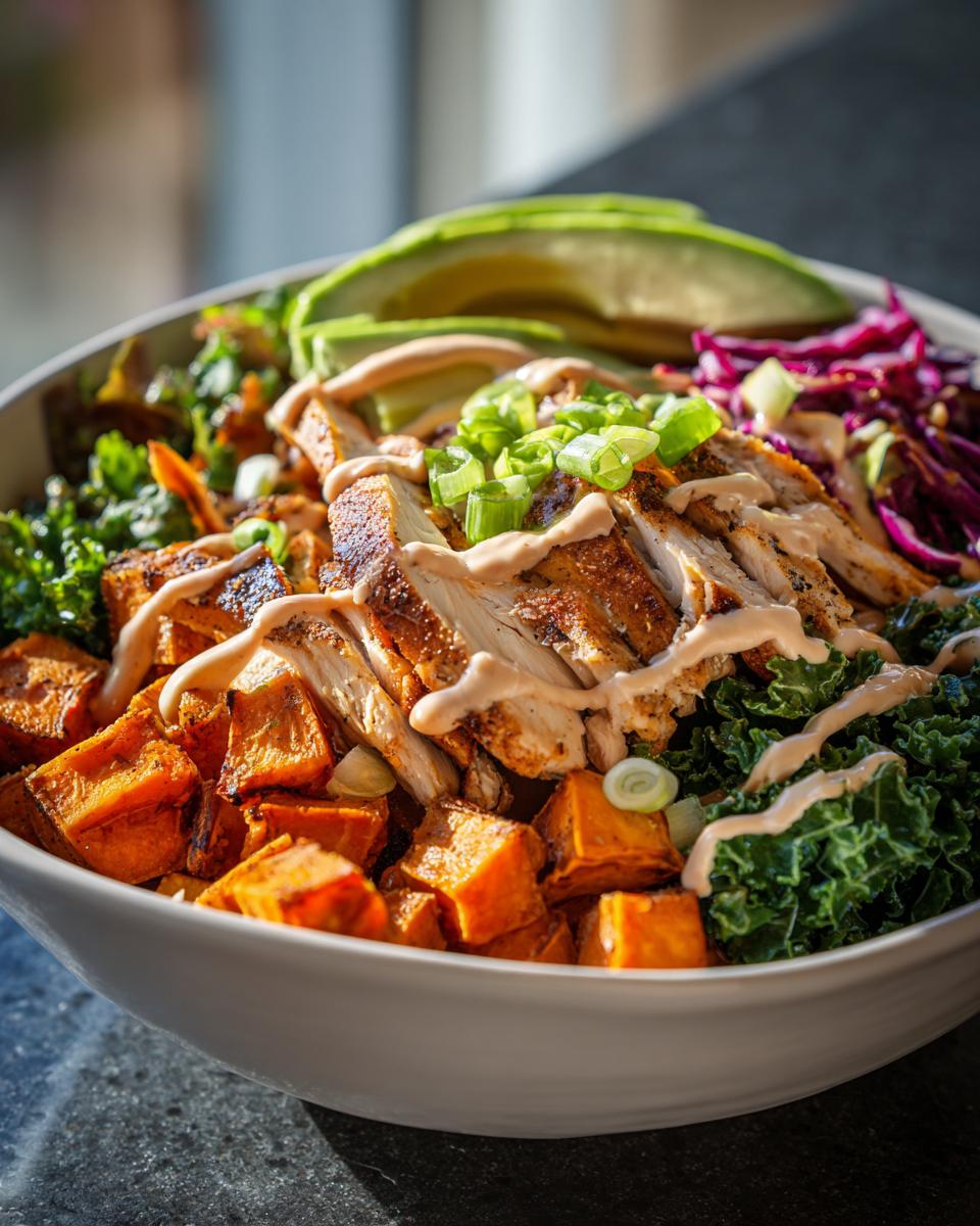 Chicken Sweet Potato Power Bowls - detail 1