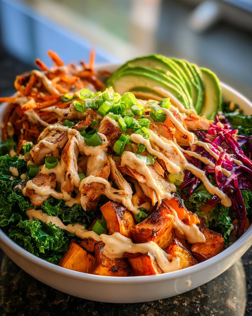 Chicken Sweet Potato Power Bowls - detail 2