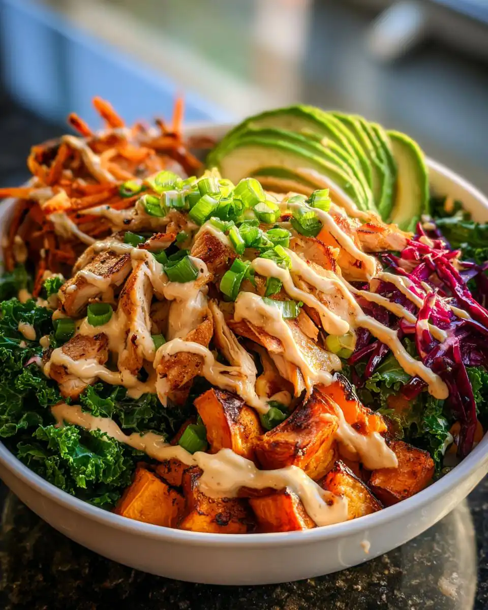 Chicken Sweet Potato Power Bowls - detail 2