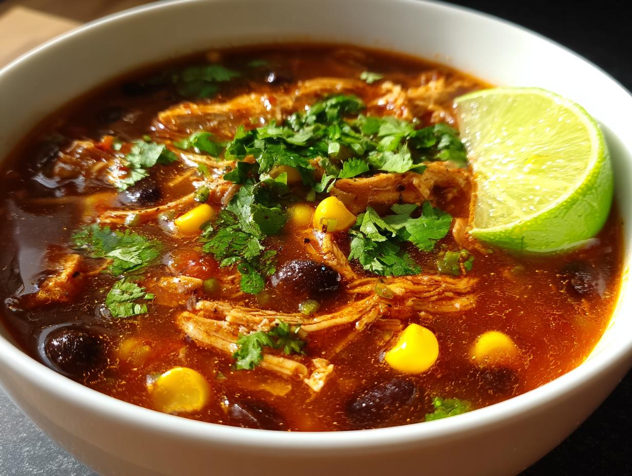 Amazing 45-Minute Chicken Taco Soup