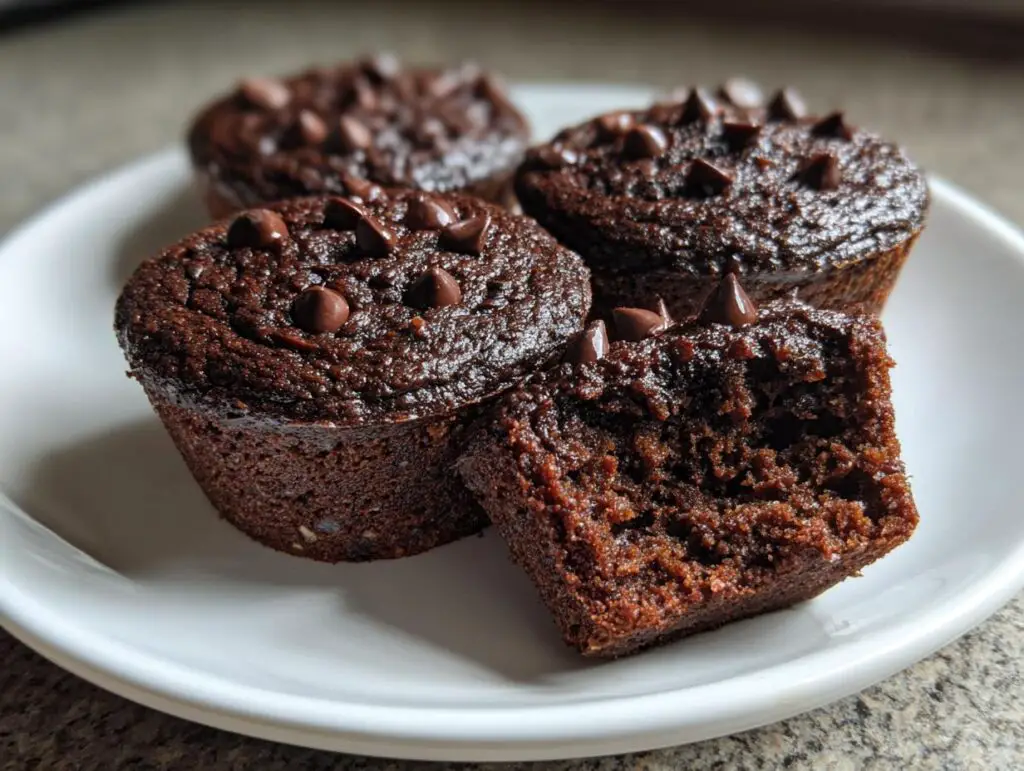 Chocolate Cottage Cheese Muffins