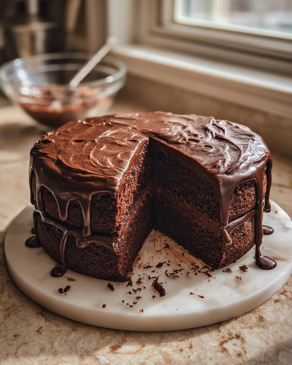 Chocolate Ganache Cake - detail 1