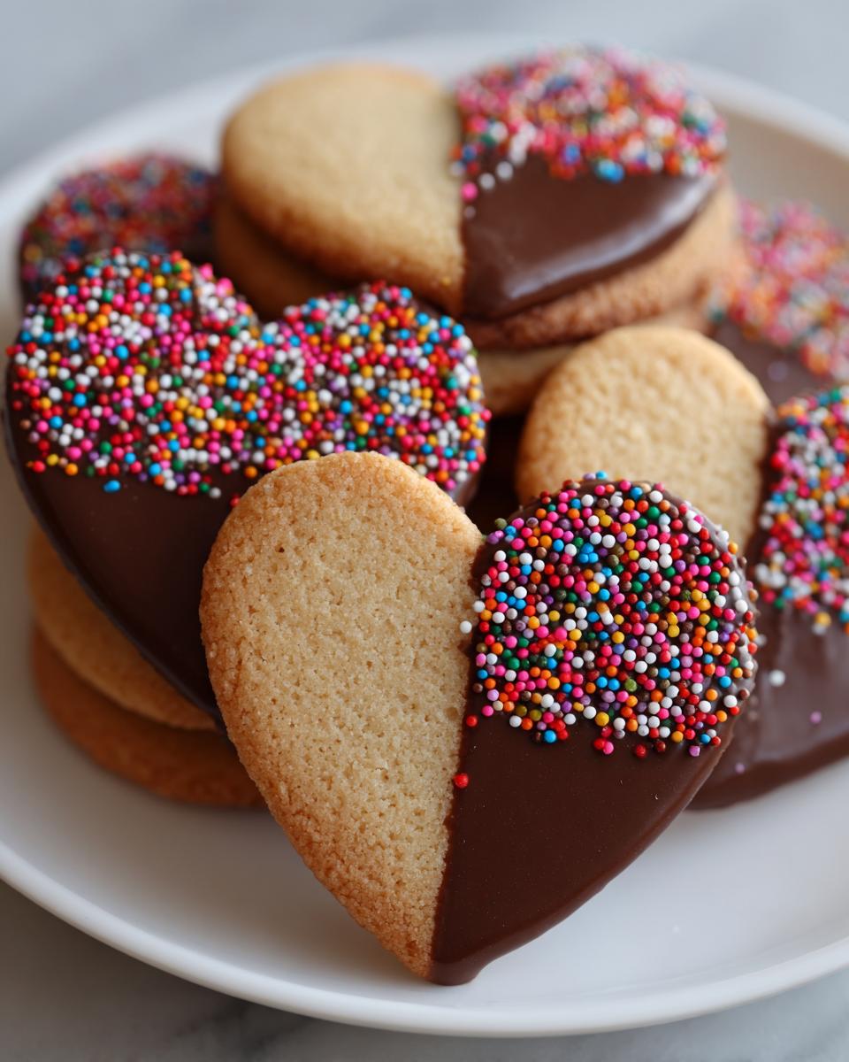 Chocolate Heart Cookies - detail 1