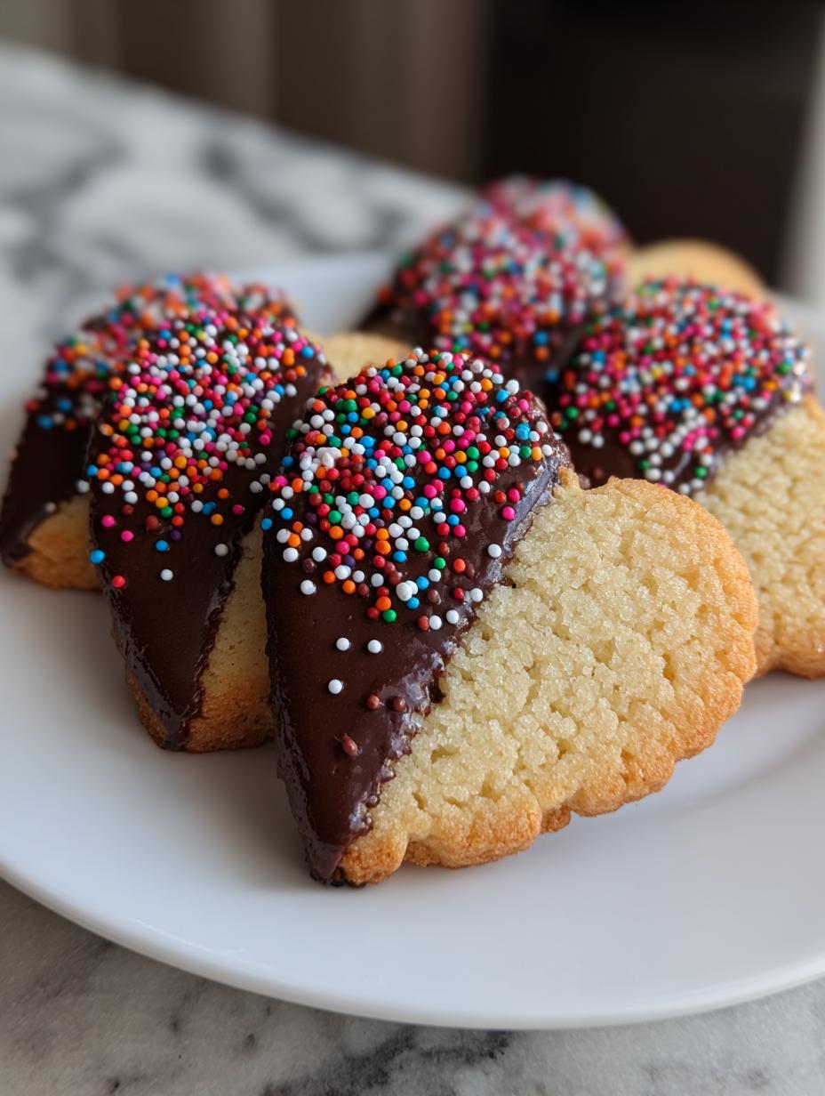 Chocolate Heart Cookies - detail 2