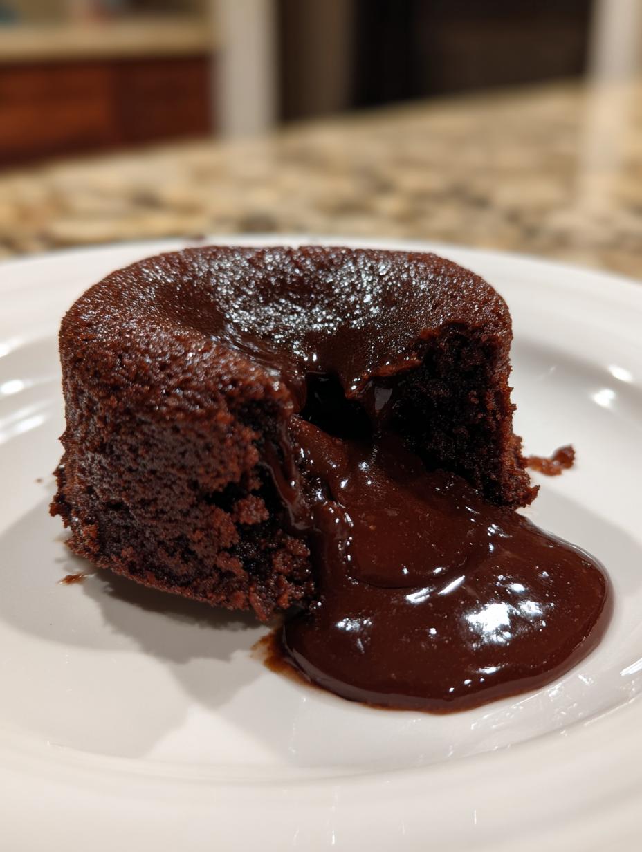 Chocolate Melting Cakes - detail 2