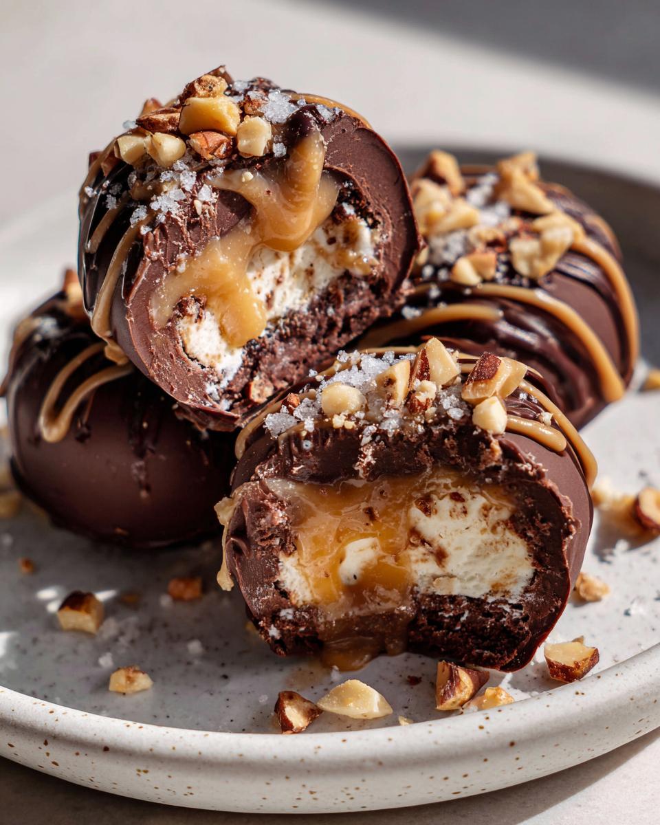 Chocolate peanut butter yogurt bites - detail 1