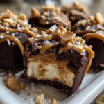 Chocolate peanut butter yogurt bites