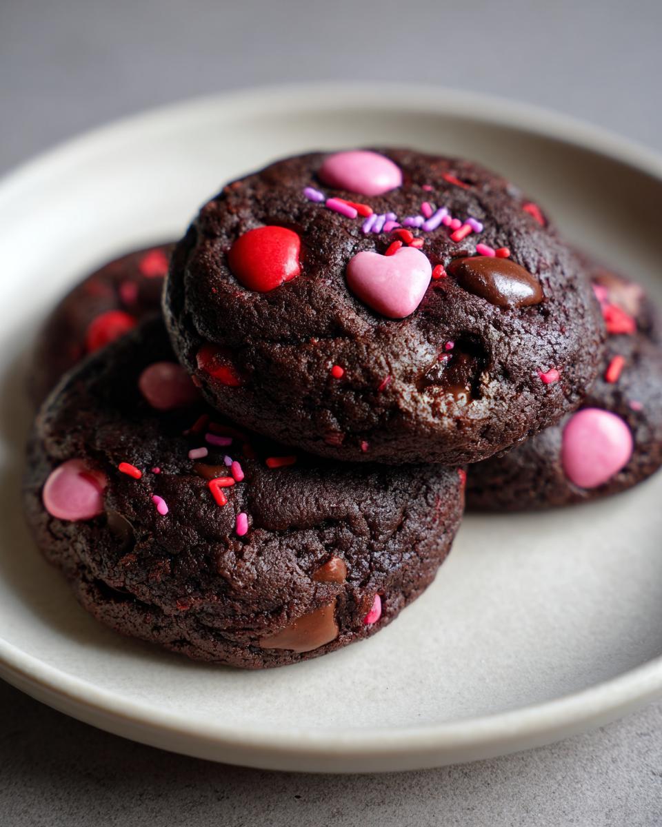 Chocolate pudding cookies - detail 1
