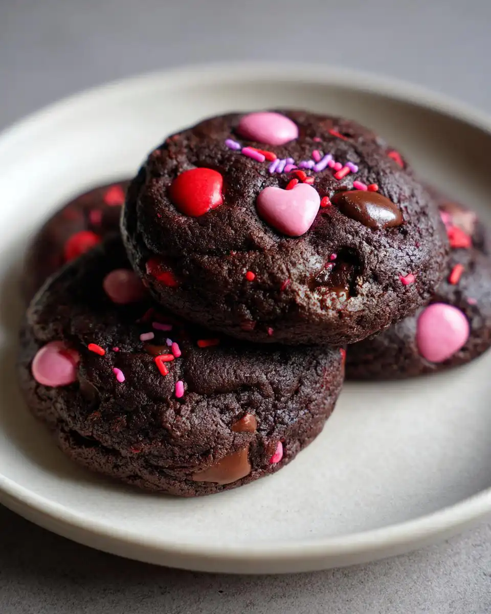 Chocolate pudding cookies - detail 1