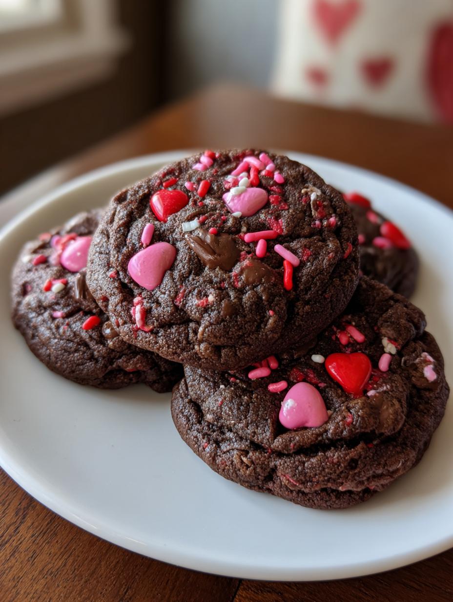 Chocolate pudding cookies - detail 2