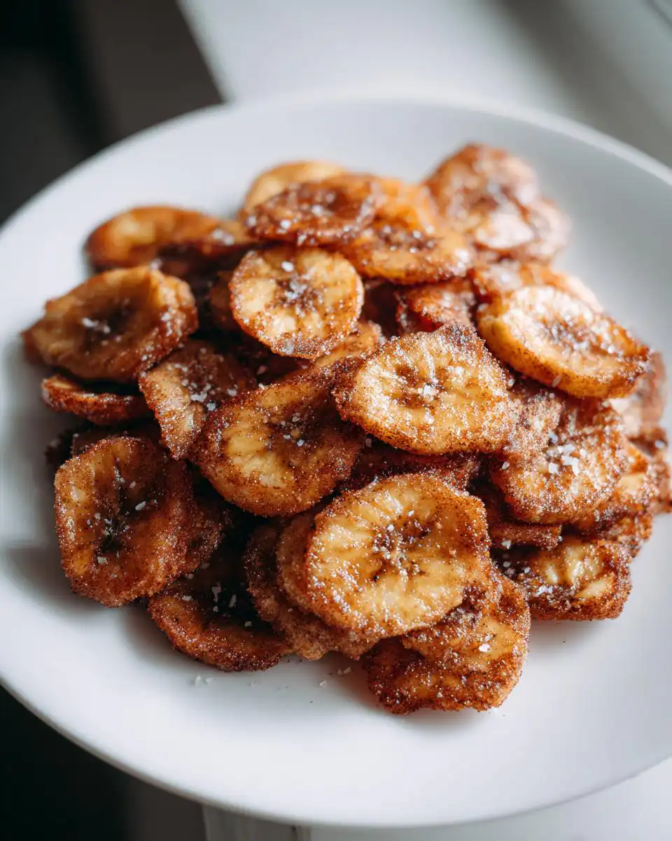 Cinnamon sugar banana chips - detail 2