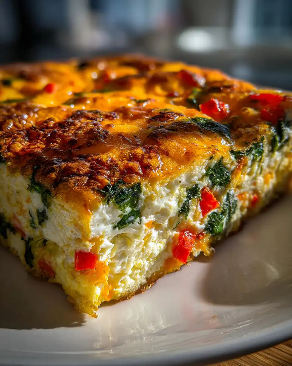 Cottage Cheese Egg Bake - detail 2