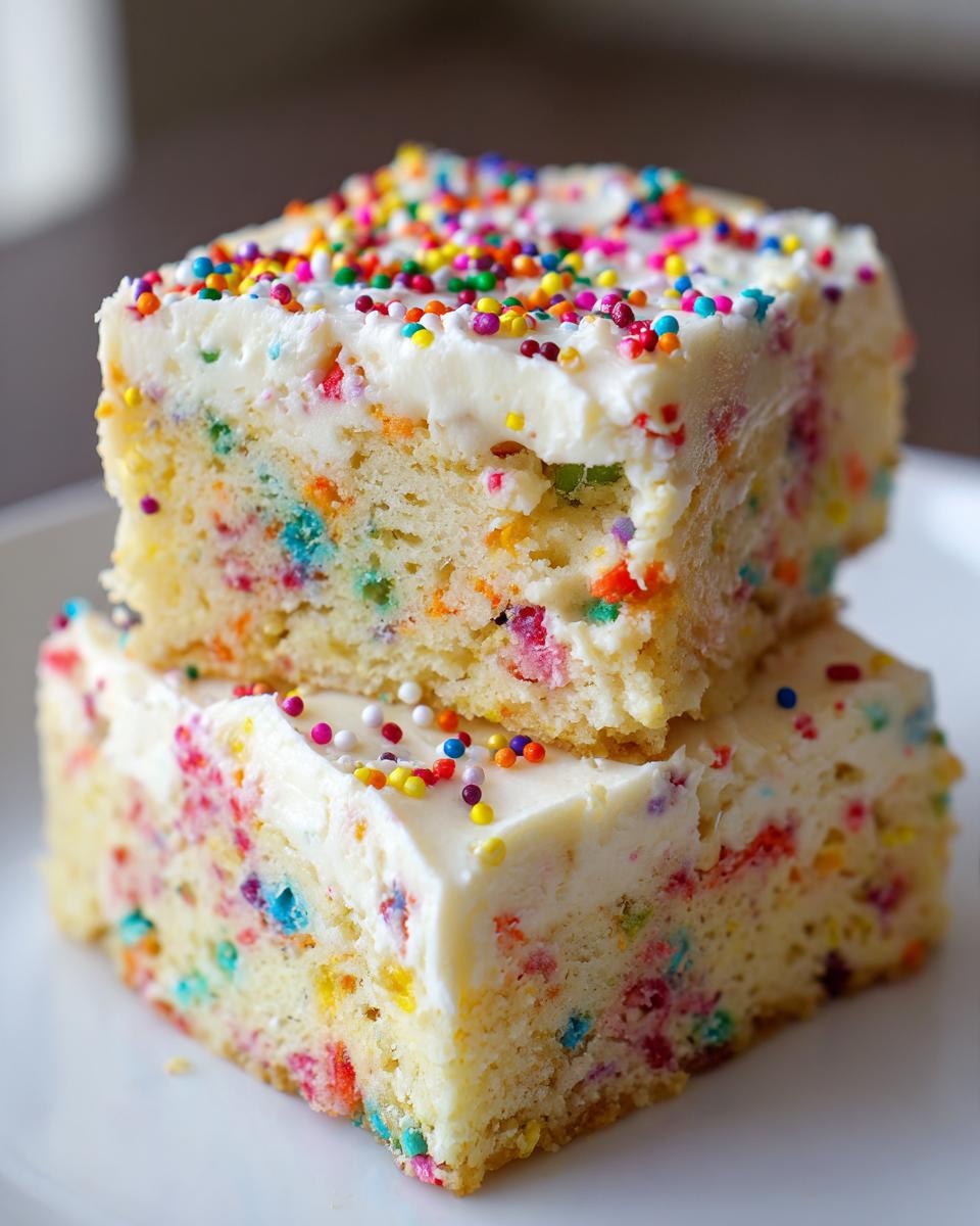 Cream Cheese Funfetti Bars - detail 1