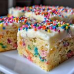 Cream Cheese Funfetti Bars