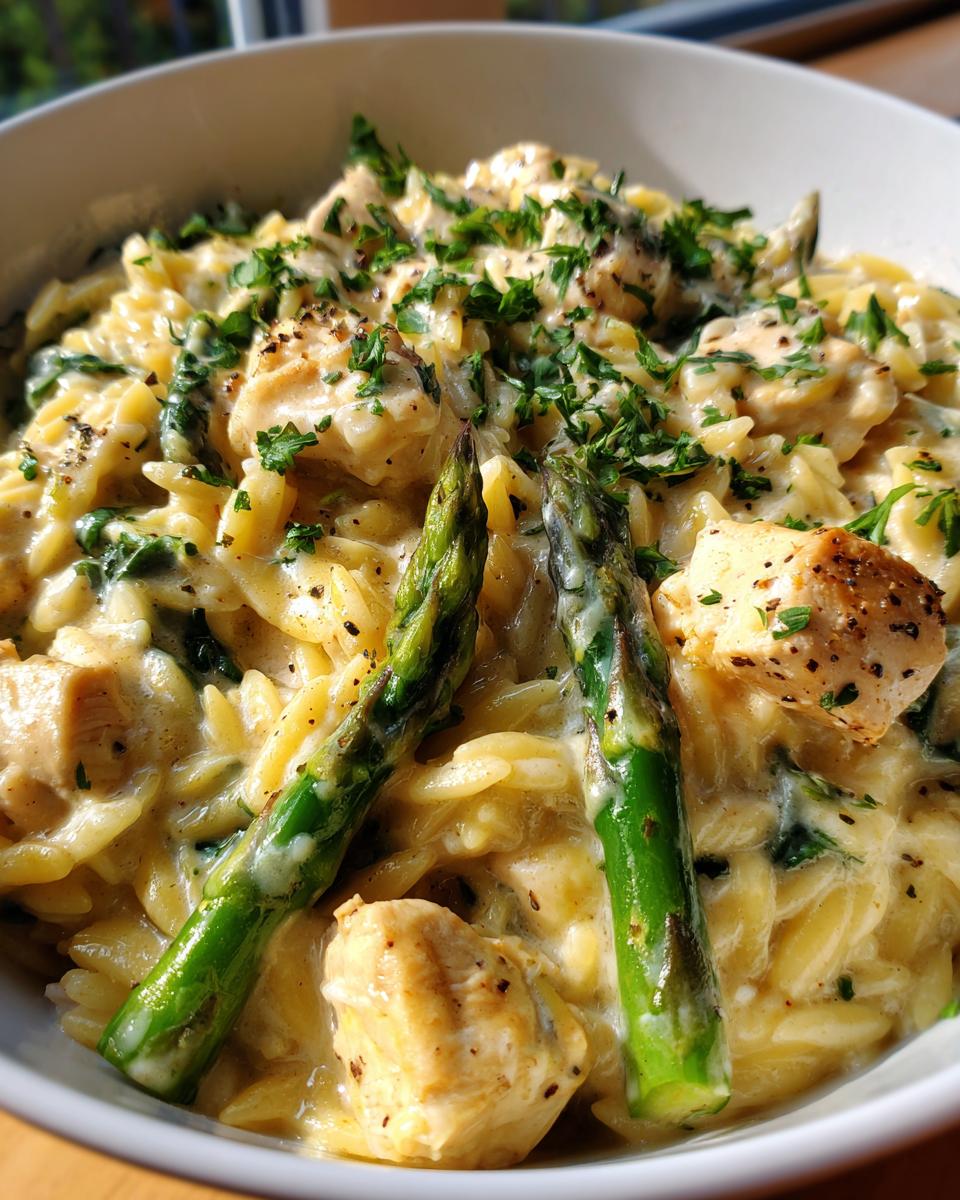Creamy Chicken Orzo - detail 2