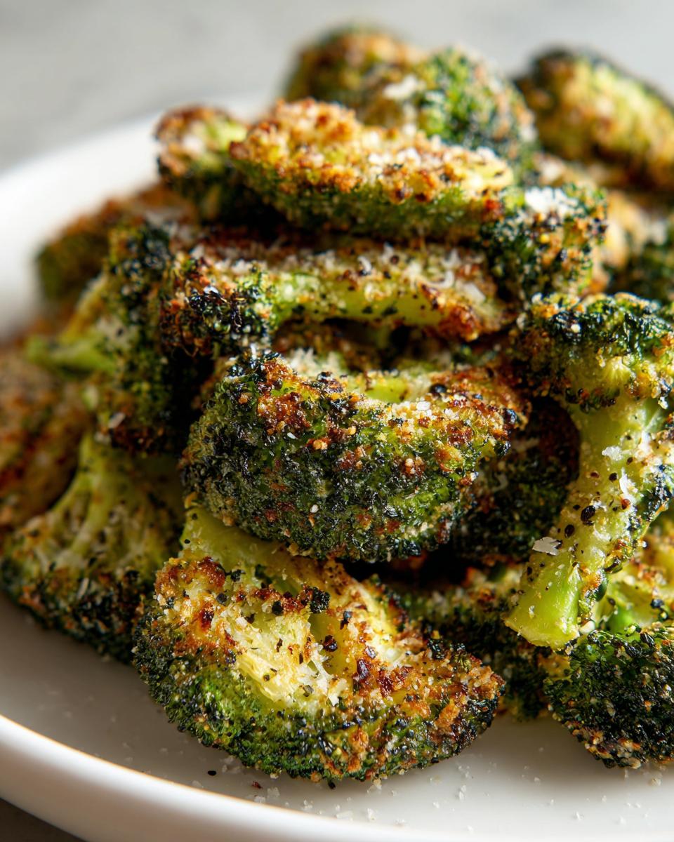 Crispy Baked Broccoli Chips - detail 2