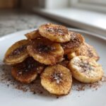 Crispy Cinnamon Air Fryer Banana Chips