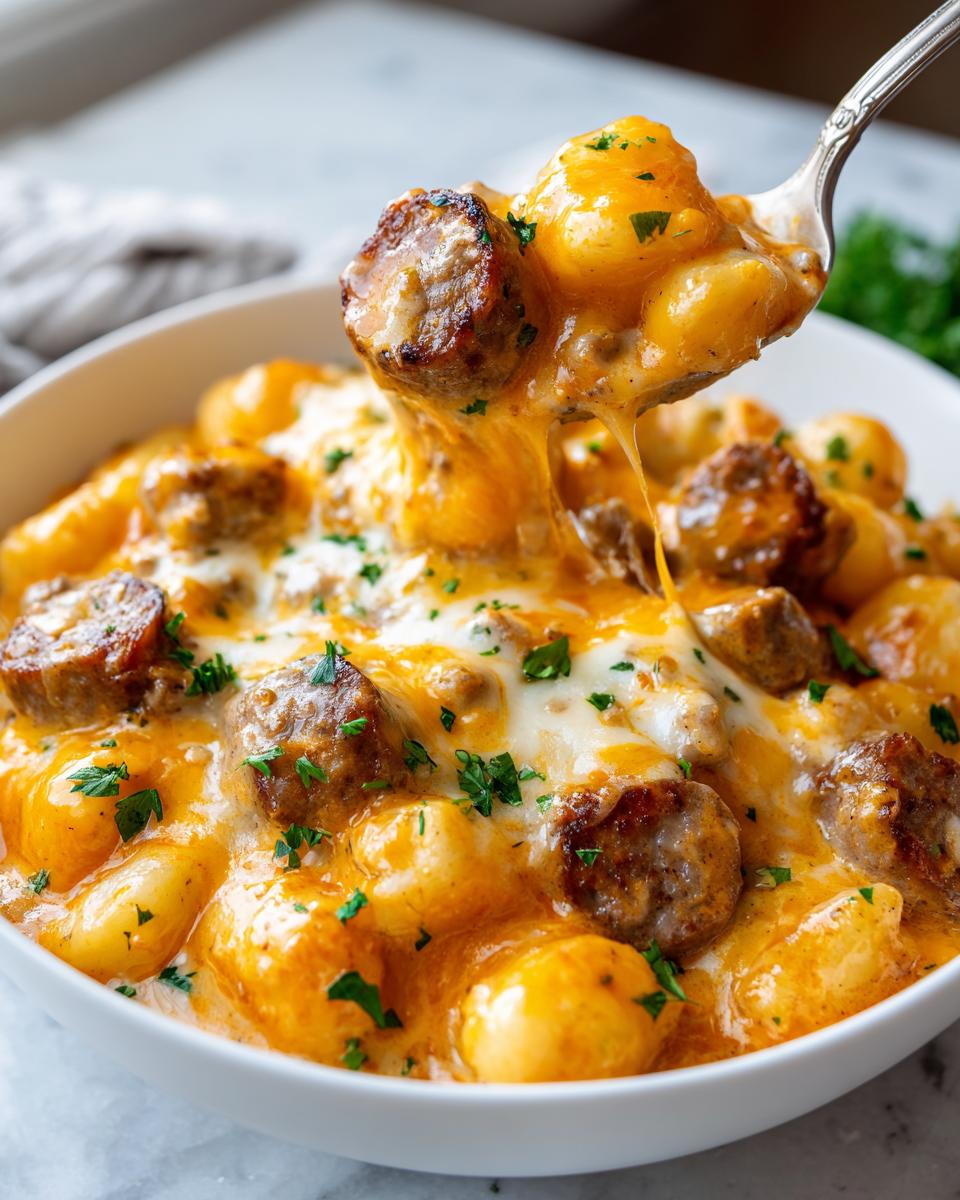 Crockpot Cheesy Potatoes and Sausage - detail 1