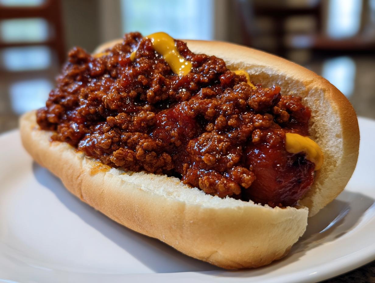 Amazing Crockpot Hot Dog Chili in 2 Hours