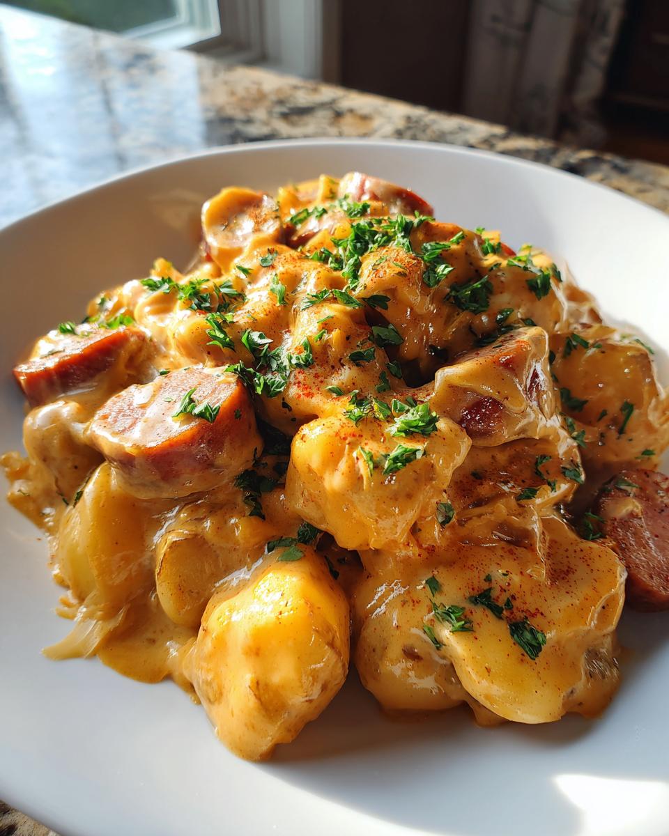 Crockpot Smoked Sausage and Potatoes - detail 1