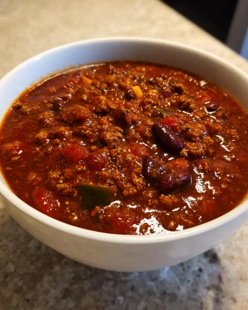 Crockpot Turkey Chili Hidden Veggies - detail 1