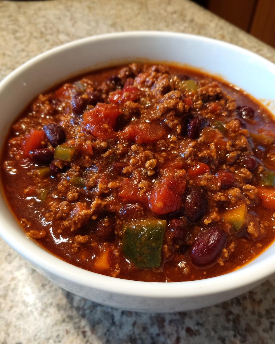 Crockpot Turkey Chili Hidden Veggies - detail 2