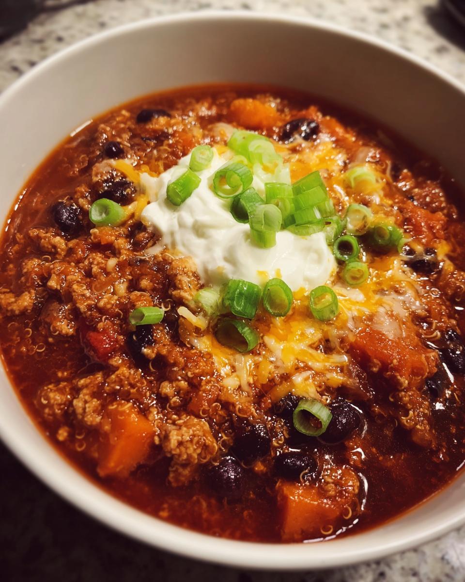 Crockpot Turkey Quinoa Chili - detail 2