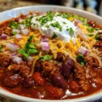 Crockpot Turkey Three-Bean Chili