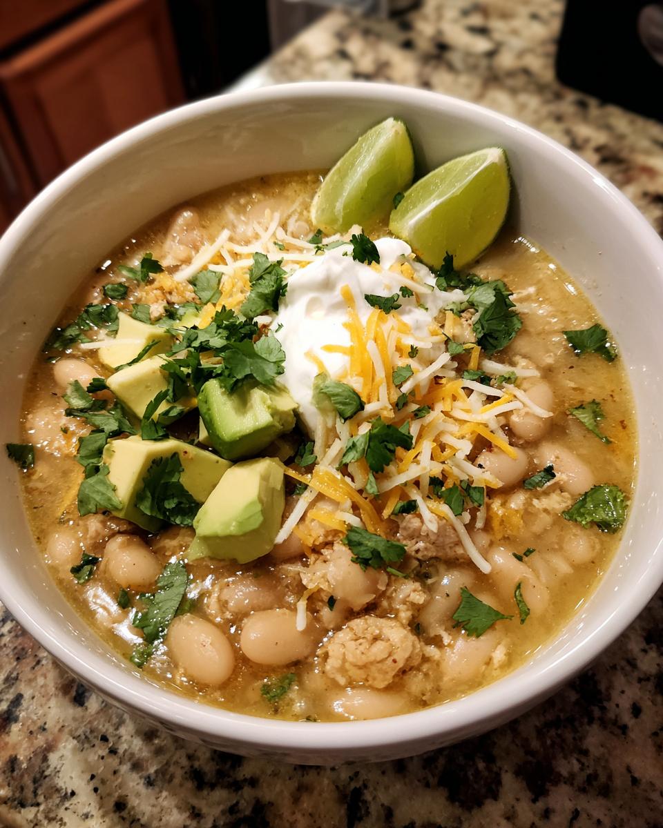 Crockpot Turkey White Bean Chili - detail 1