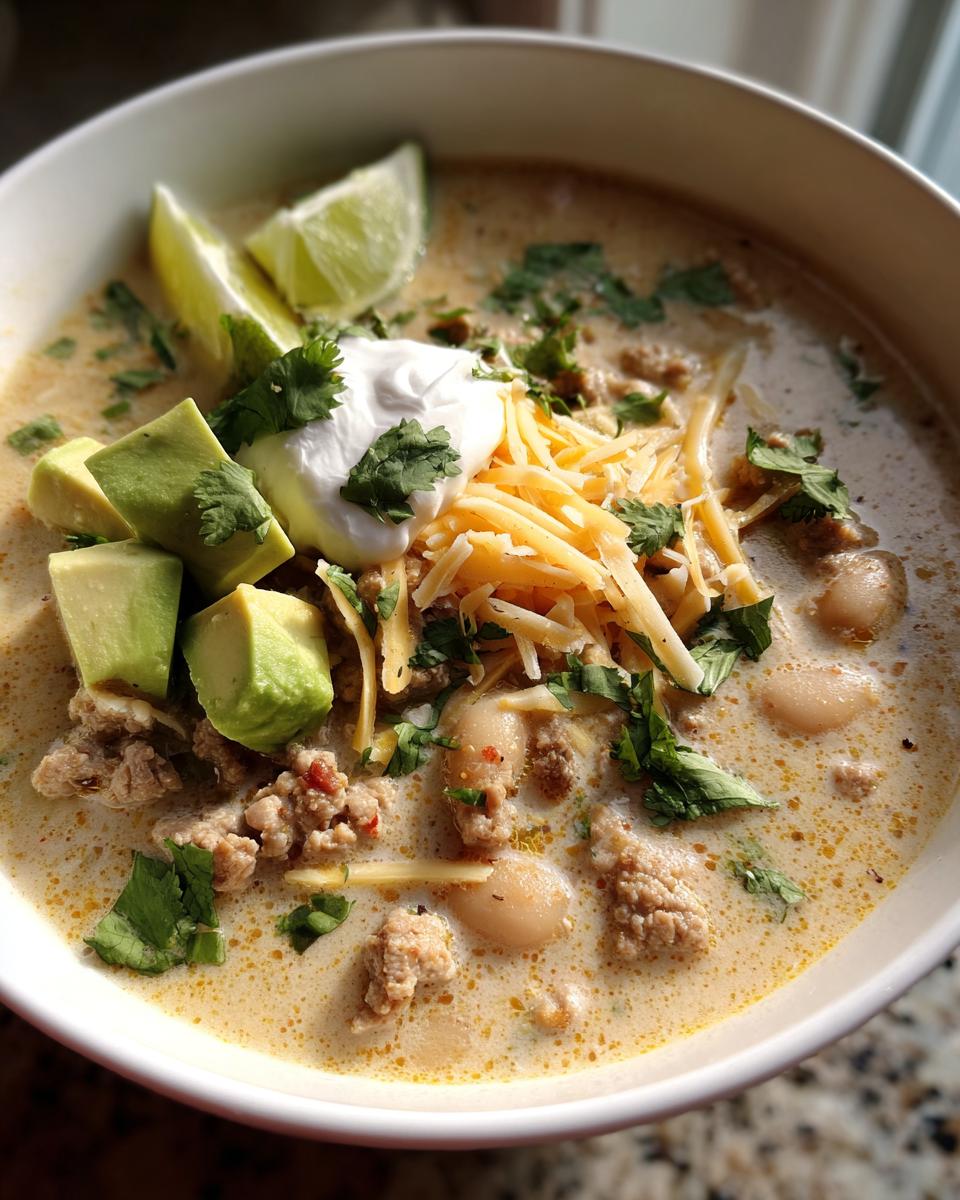Crockpot Turkey White Bean Chili - detail 2
