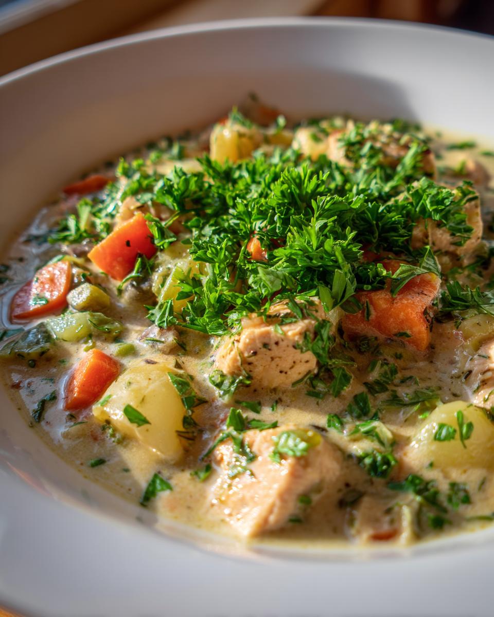 Crustless Chicken Pot Pie - detail 2