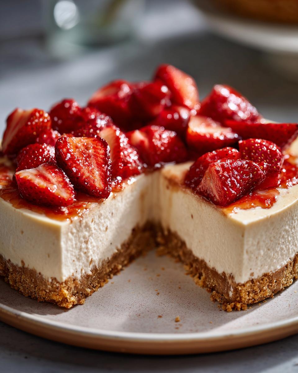 Dairy-Free Baked Cheesecake - detail 2