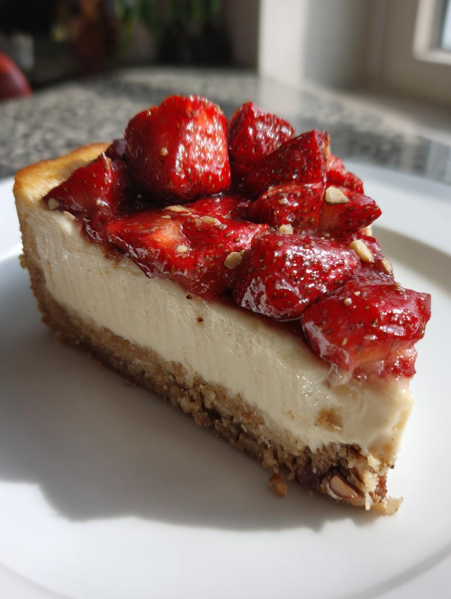 Dairy-Free Baked Cheesecake - detail 3