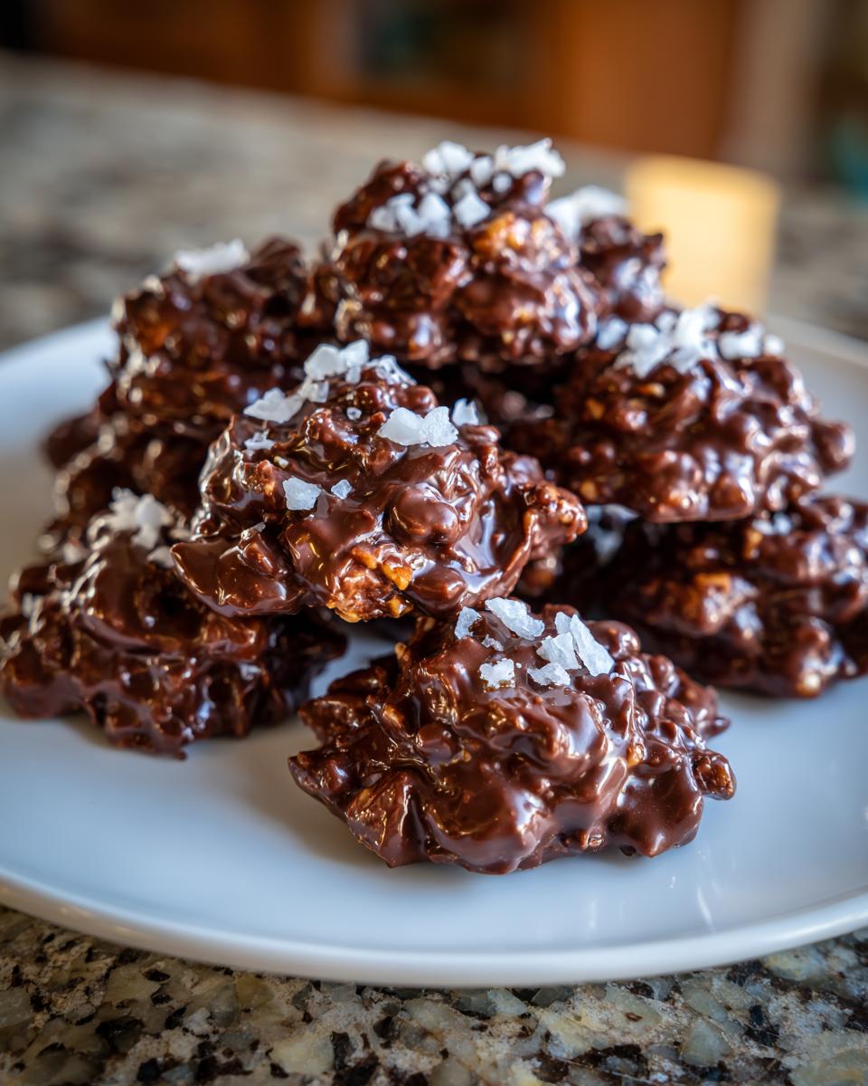 Dark Chocolate Sea Salt Nut Clusters - detail 2