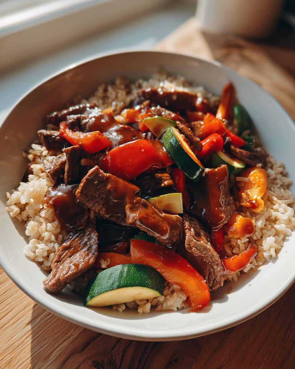 Easy Beef and Vegetable Dinner Bowl - detail 2