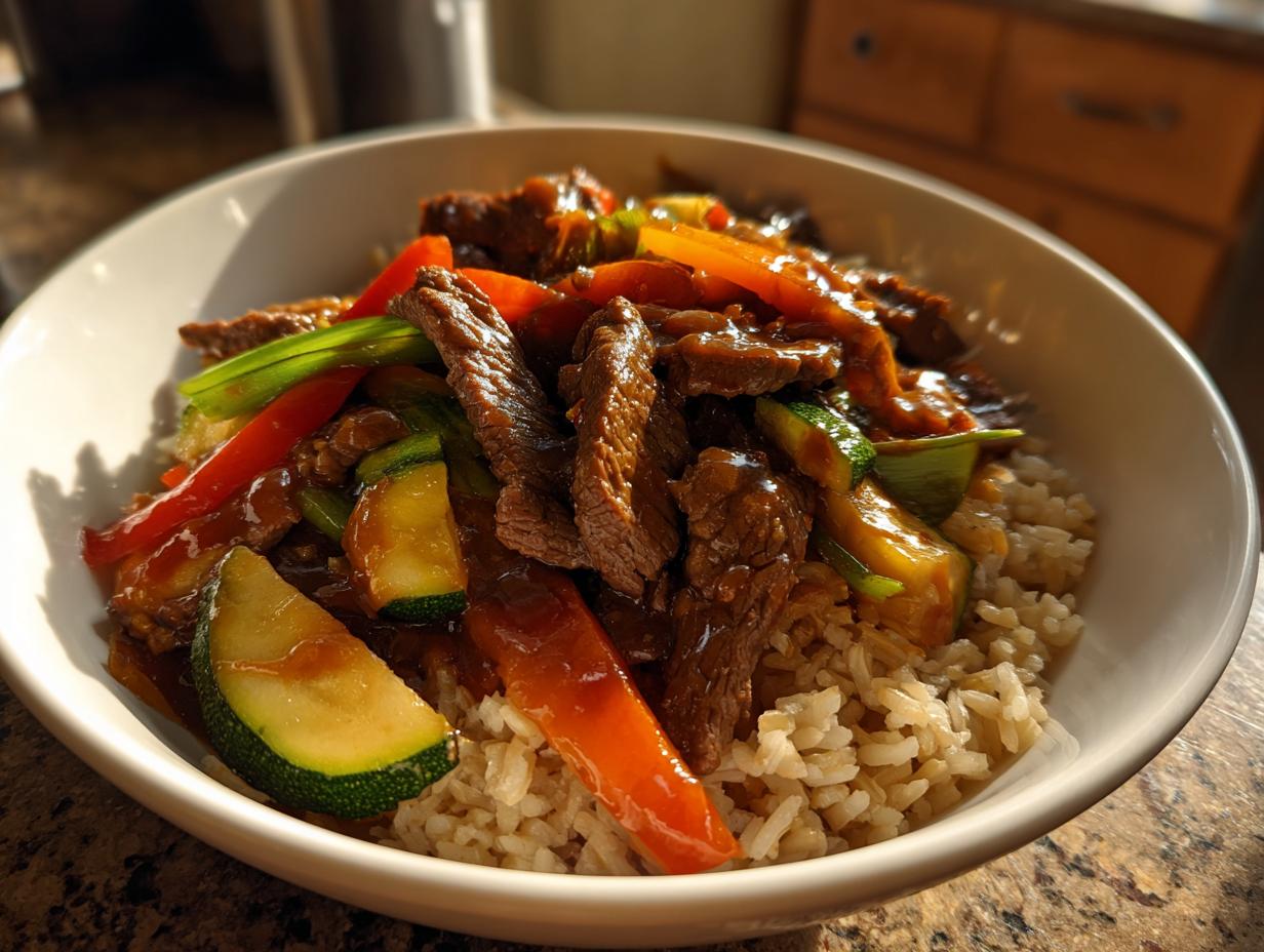 Amazing Easy Beef and Vegetable Dinner Bowl Win