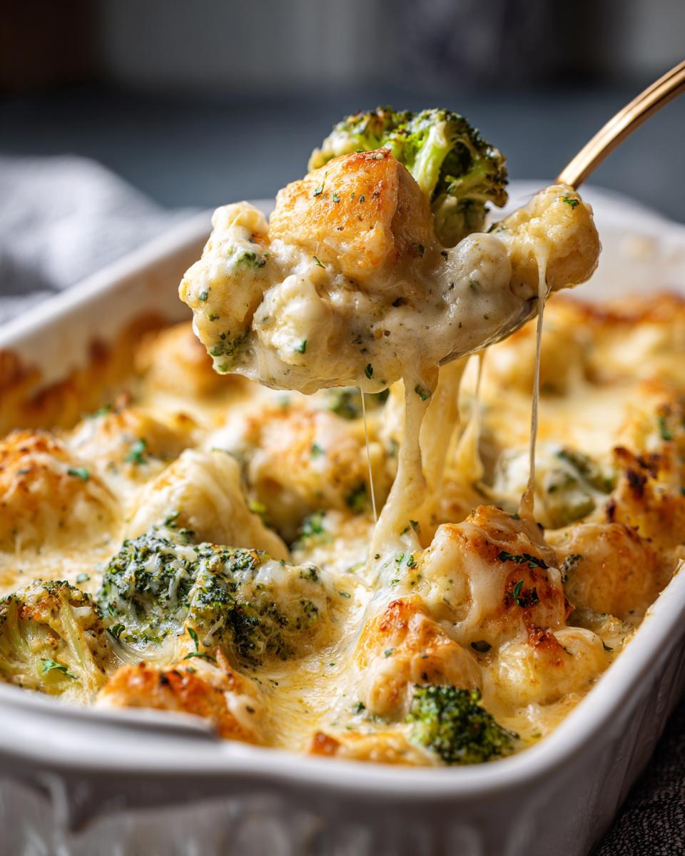 Easy Low Carb Chicken Veggie Casserole - detail 1