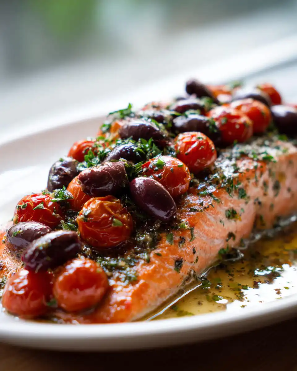 Easy Mediterranean salmon - detail 1