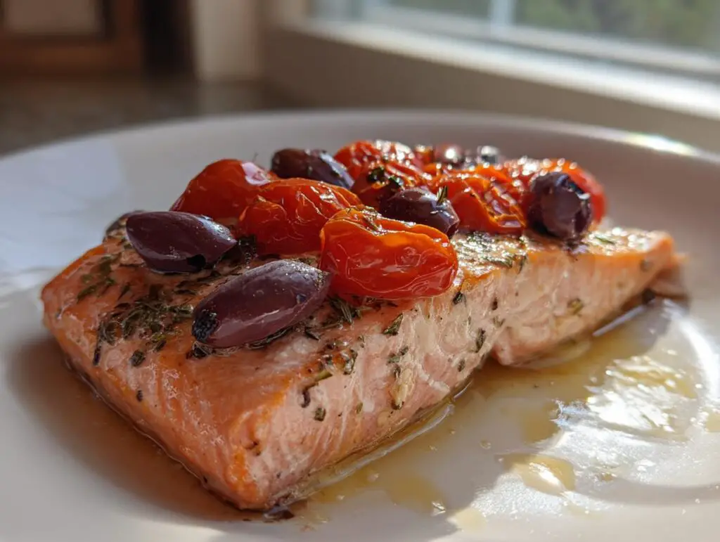 Easy Mediterranean salmon
