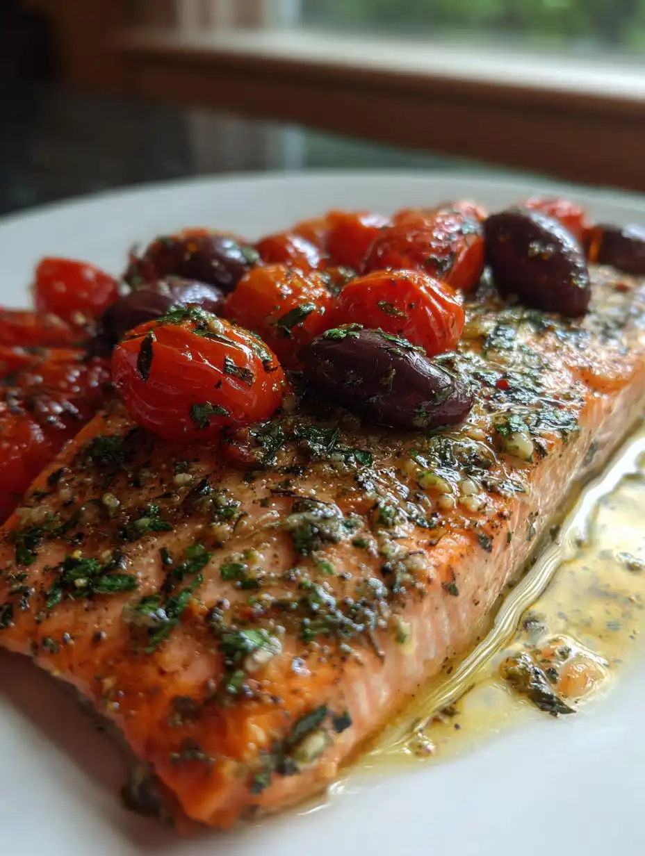 Easy Mediterranean salmon - detail 2