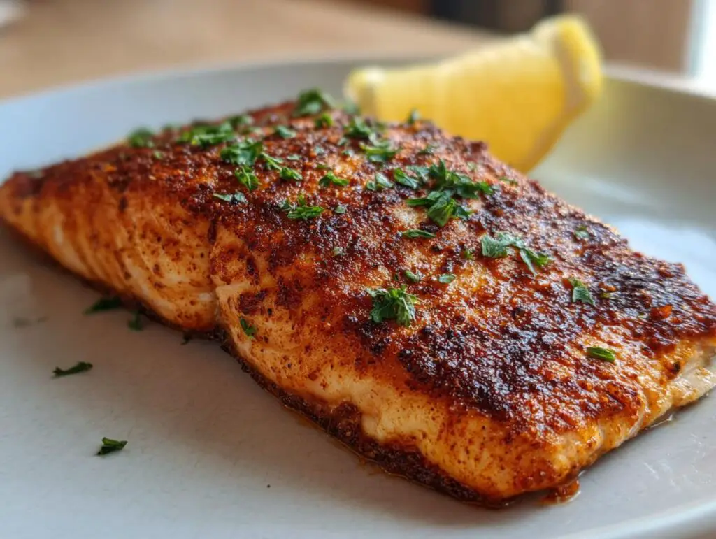 Easy air fryer salmon