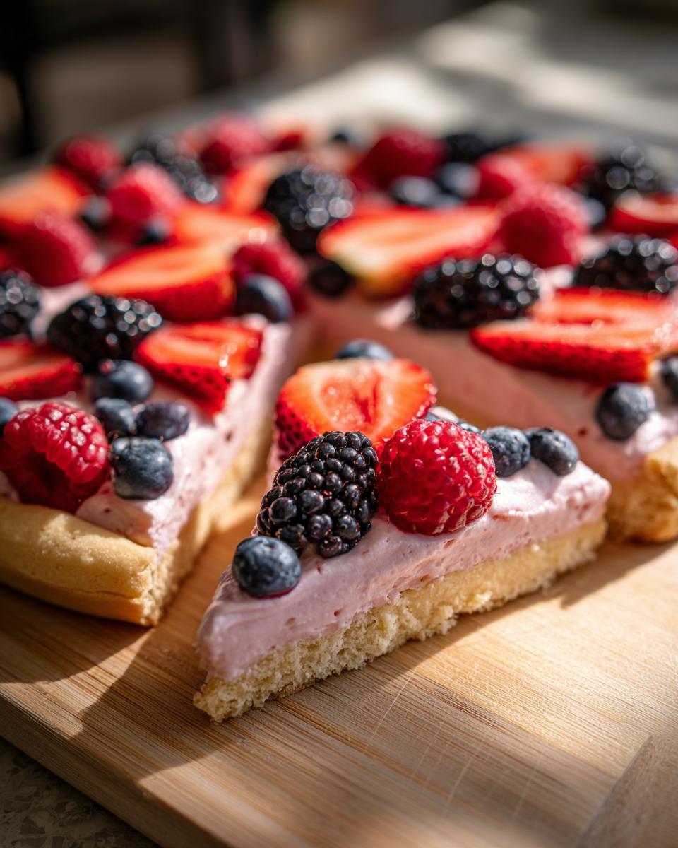 Egg-Shaped Fruit Pizza - detail 2