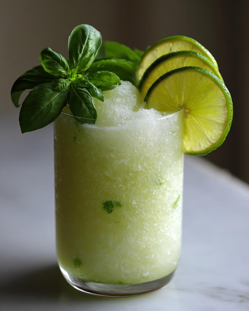 Frosty Basil Limeade Recipe - detail 1