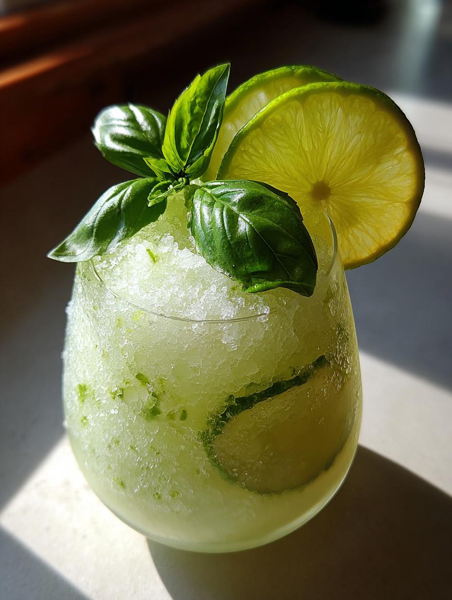 Frosty Basil Limeade Recipe - detail 2