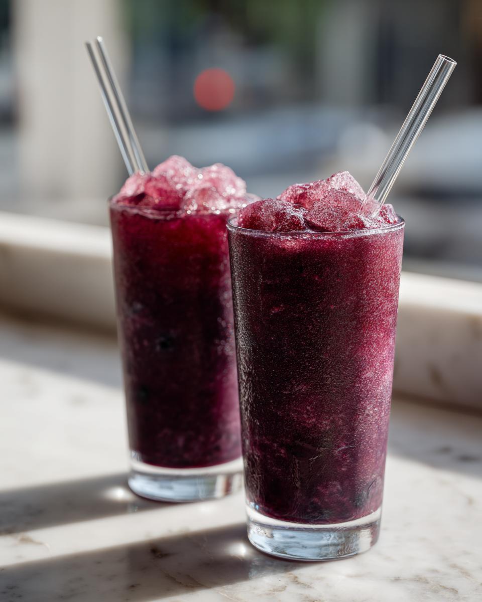 Frozen Blueberry Lemonade - detail 1