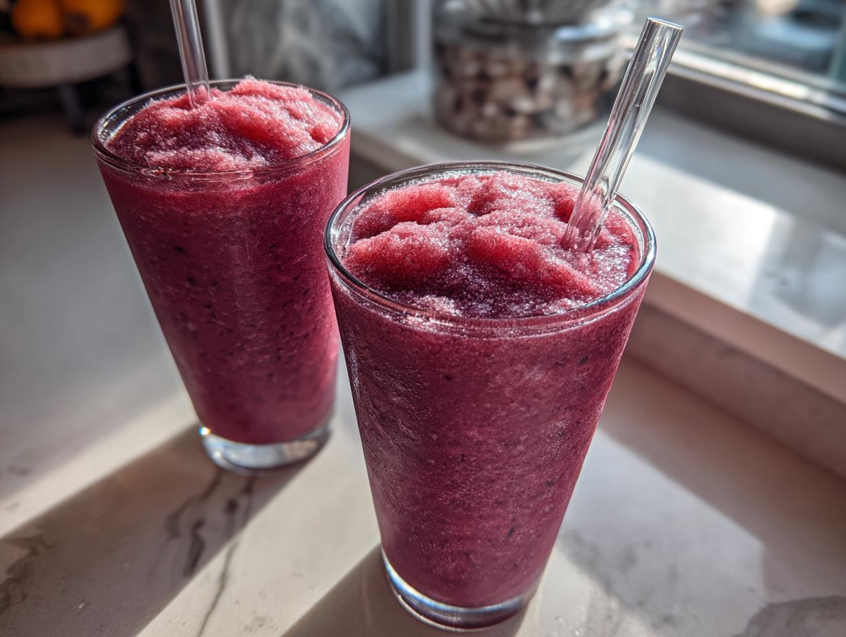 Frozen Blueberry Lemonade - detail 2